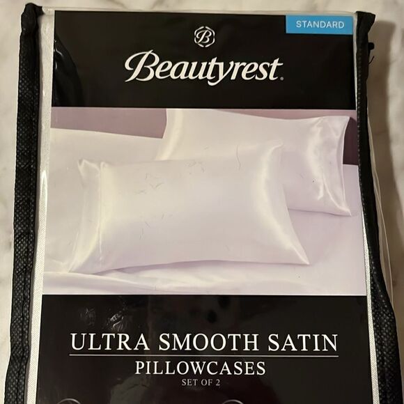 Standard Beautyrest Ultra Smooth Satin Pillowcases - Picture 1 of 3